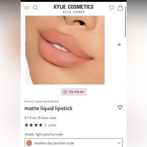 NIB Kylie matte lip color another day another nude